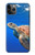 S3898 Tortue de mer Etui Coque Housse pour iPhone 11 Pro