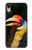 S3876 Calao coloré Etui Coque Housse pour iPhone XR