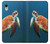 S3899 Tortue de mer Etui Coque Housse pour iPhone XR
