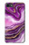 S3896 Stries d'or en marbre violet Etui Coque Housse pour iPhone 7, iPhone 8, iPhone SE (2020) (2022)