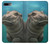 S3871 mignon, bébé, hippopotame, hippopotame Etui Coque Housse pour iPhone 7 Plus, iPhone 8 Plus