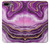 S3896 Stries d'or en marbre violet Etui Coque Housse pour iPhone 7 Plus, iPhone 8 Plus