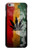 S3890 Drapeau Rasta Reggae Fumée Etui Coque Housse pour iPhone 6 6S