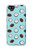 S3860 Motif à pois de noix de coco Etui Coque Housse pour iPhone 5 5S SE