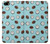 S3860 Motif à pois de noix de coco Etui Coque Housse pour iPhone 5 5S SE