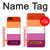 S3887 Drapeau de la fierté lesbienne Etui Coque Housse pour iPhone 5C