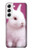 S3870 Mignon bébé lapin Etui Coque Housse pour Samsung Galaxy S22