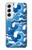 S3901 Vagues esthétiques de l'océan de tempête Etui Coque Housse pour Samsung Galaxy S22