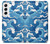 S3901 Vagues esthétiques de l'océan de tempête Etui Coque Housse pour Samsung Galaxy S22