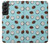 S3860 Motif à pois de noix de coco Etui Coque Housse pour Samsung Galaxy S22 Plus