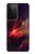 S3897 Espace nébuleuse rouge Etui Coque Housse pour Samsung Galaxy S21 Ultra 5G