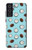 S3860 Motif à pois de noix de coco Etui Coque Housse pour Samsung Galaxy S21 FE 5G
