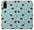 S3860 Motif à pois de noix de coco Etui Coque Housse pour Samsung Galaxy S20