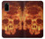 S3881 Crâne de feu Etui Coque Housse pour Samsung Galaxy S20