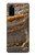 S3886 Rocher de marbre gris Etui Coque Housse pour Samsung Galaxy S20