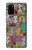 S3879 Griffonnage de musique rétro Etui Coque Housse pour Samsung Galaxy S20 Plus, Galaxy S20+