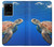 S3898 Tortue de mer Etui Coque Housse pour Samsung Galaxy S20 Plus, Galaxy S20+