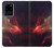 S3897 Espace nébuleuse rouge Etui Coque Housse pour Samsung Galaxy S20 Ultra