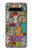 S3879 Griffonnage de musique rétro Etui Coque Housse pour Samsung Galaxy S10 5G