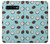 S3860 Motif à pois de noix de coco Etui Coque Housse pour Samsung Galaxy S10