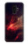 S3897 Espace nébuleuse rouge Etui Coque Housse pour Samsung Galaxy S9 Plus