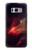 S3897 Espace nébuleuse rouge Etui Coque Housse pour Samsung Galaxy S8 Plus