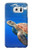 S3898 Tortue de mer Etui Coque Housse pour Samsung Galaxy S7 Edge