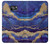 S3906 Marbre violet bleu marine Etui Coque Housse pour Samsung Galaxy S7 Edge