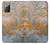 S3875 Tapis vintage en toile Etui Coque Housse pour Samsung Galaxy Note 20