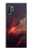 S3897 Espace nébuleuse rouge Etui Coque Housse pour Samsung Galaxy Note 10 Plus