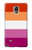 S3887 Drapeau de la fierté lesbienne Etui Coque Housse pour Samsung Galaxy Note 4