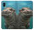 S3871 mignon, bébé, hippopotame, hippopotame Etui Coque Housse pour Samsung Galaxy A10e