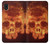 S3881 Crâne de feu Etui Coque Housse pour Samsung Galaxy A10e