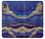 S3906 Marbre violet bleu marine Etui Coque Housse pour Samsung Galaxy A10