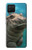 S3871 mignon, bébé, hippopotame, hippopotame Etui Coque Housse pour Samsung Galaxy A12