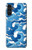 S3901 Vagues esthétiques de l'océan de tempête Etui Coque Housse pour Samsung Galaxy A13 5G