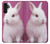 S3870 Mignon bébé lapin Etui Coque Housse pour Samsung Galaxy A13 4G