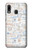 S3903 Timbres de voyage Etui Coque Housse pour Samsung Galaxy A20, Galaxy A30