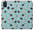 S3860 Motif à pois de noix de coco Etui Coque Housse pour Samsung Galaxy A21s