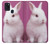 S3870 Mignon bébé lapin Etui Coque Housse pour Samsung Galaxy A21s