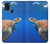 S3898 Tortue de mer Etui Coque Housse pour Samsung Galaxy A21s
