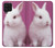 S3870 Mignon bébé lapin Etui Coque Housse pour Samsung Galaxy A22 4G