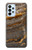 S3886 Rocher de marbre gris Etui Coque Housse pour Samsung Galaxy A23