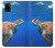 S3898 Tortue de mer Etui Coque Housse pour Samsung Galaxy A31
