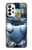 S3864 Templier Médiéval Chevalier Armure Lourde Etui Coque Housse pour Samsung Galaxy A73 5G
