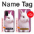 S3870 Mignon bébé lapin Etui Coque Housse pour Samsung Galaxy A02s, Galaxy M02s  (NOT FIT with Galaxy A02s Verizon SM-A025V)