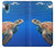 S3898 Tortue de mer Etui Coque Housse pour Samsung Galaxy A04, Galaxy A02, M02