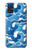 S3901 Vagues esthétiques de l'océan de tempête Etui Coque Housse pour Samsung Galaxy A51