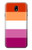 S3887 Drapeau de la fierté lesbienne Etui Coque Housse pour Samsung Galaxy J7 (2018), J7 Aero, J7 Top, J7 Aura, J7 Crown, J7 Refine, J7 Eon, J7 V 2nd Gen, J7 Star