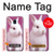 S3870 Mignon bébé lapin Etui Coque Housse pour Samsung Galaxy J3 (2018), J3 Star, J3 V 3rd Gen, J3 Orbit, J3 Achieve, Express Prime 3, Amp Prime 3